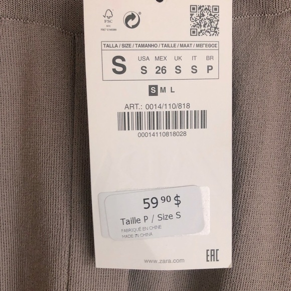 NWT Zara knit trouser pants - Picture 2 of 3